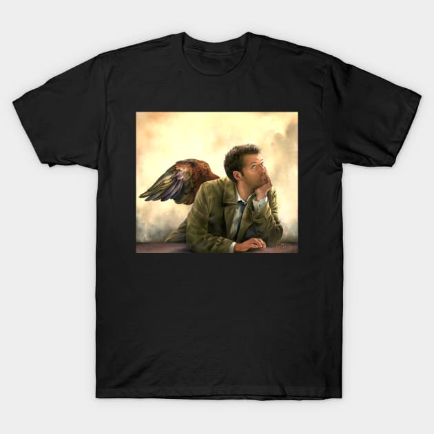 Castiel Renaissance Style T-Shirt by GioGui